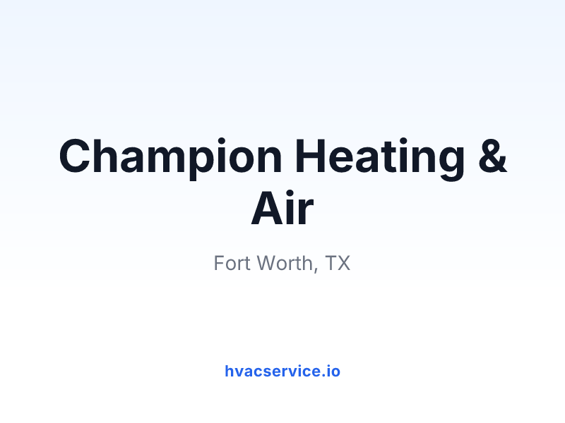 Champion Heating & Air