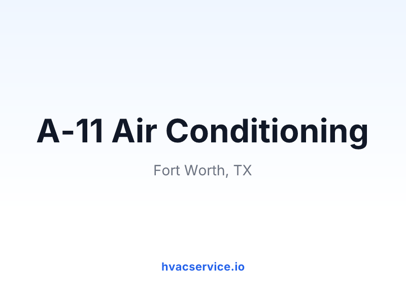 A-11 Air Conditioning