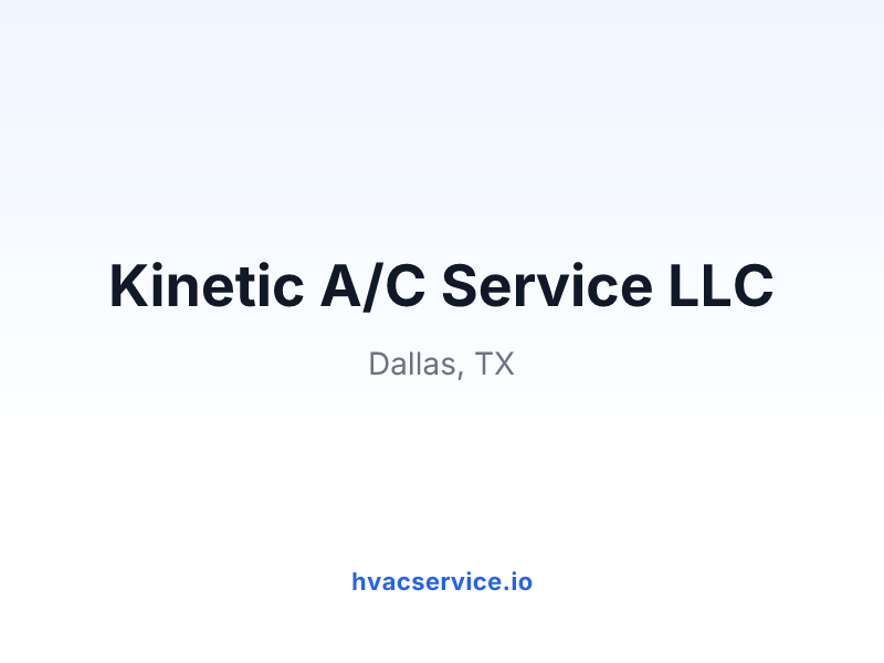 Kinetic A/C Service LLC
