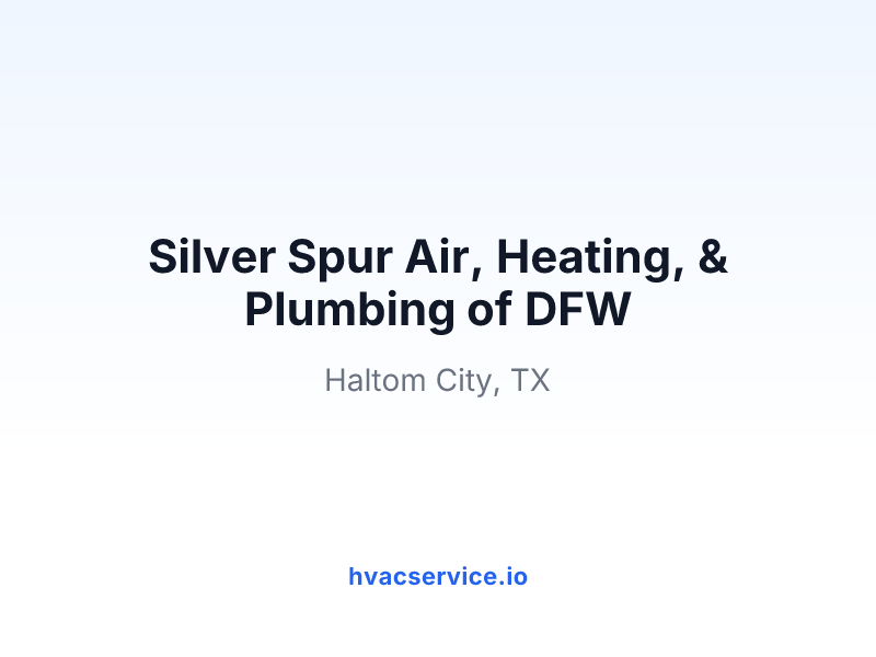 Silver Spur Air, Heating, & Plumbing of DFW