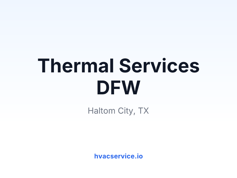 Thermal Services DFW