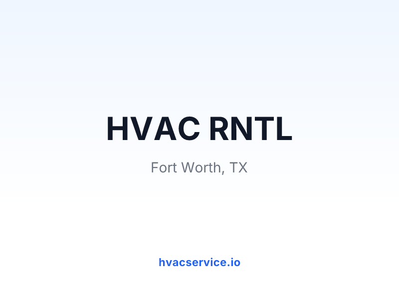 HVAC RNTL