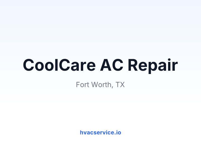 CoolCare AC Repair