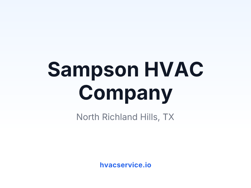 Sampson HVAC Company