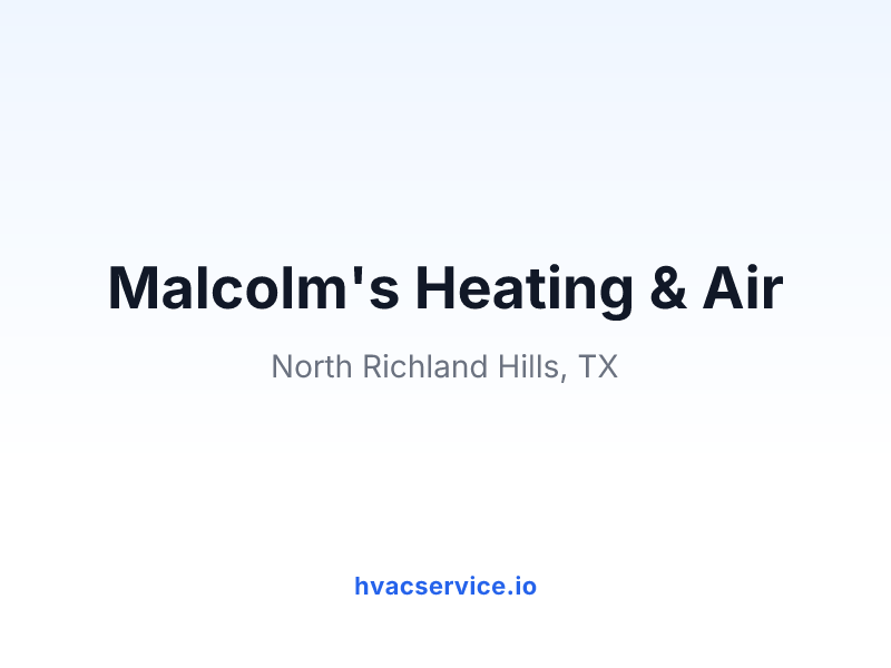 Malcolm's Heating & Air