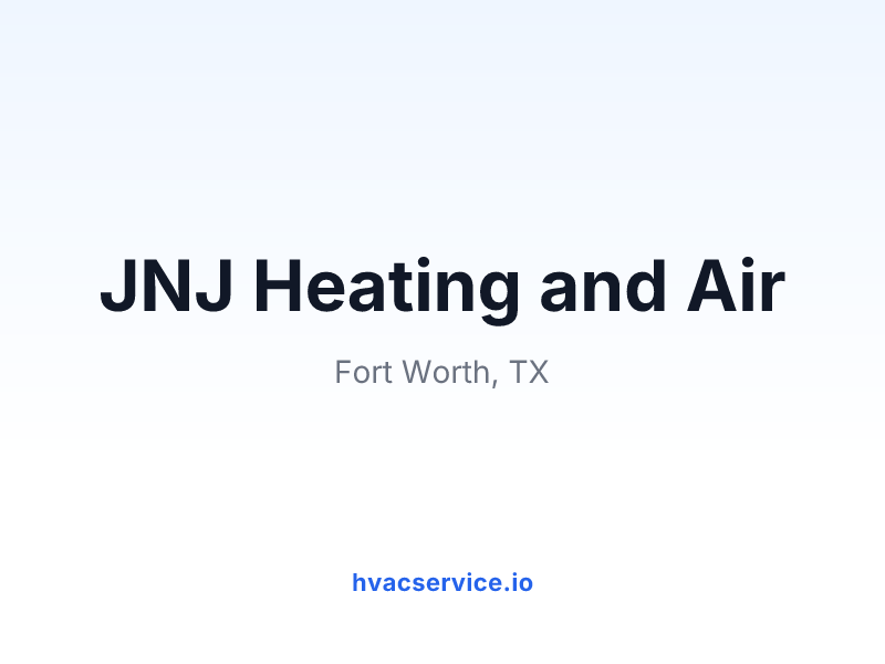 JNJ Heating and Air