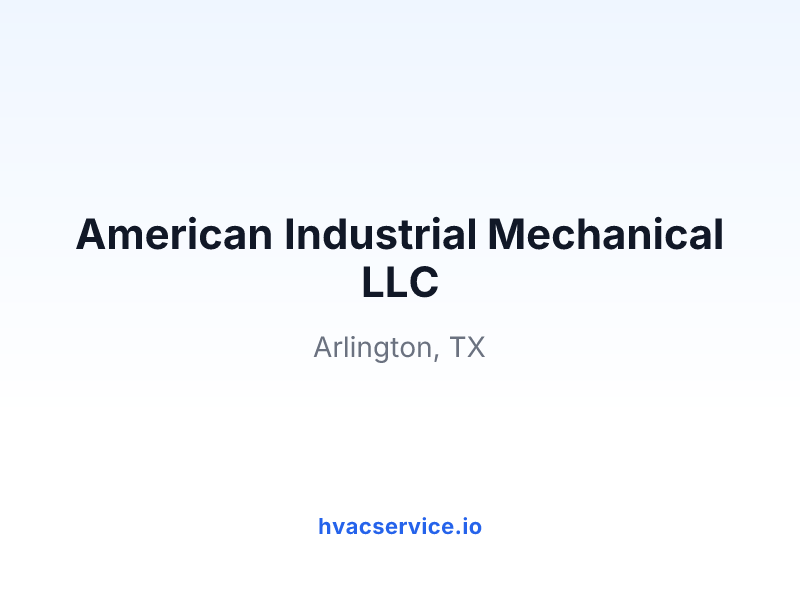 American Industrial Mechanical LLC