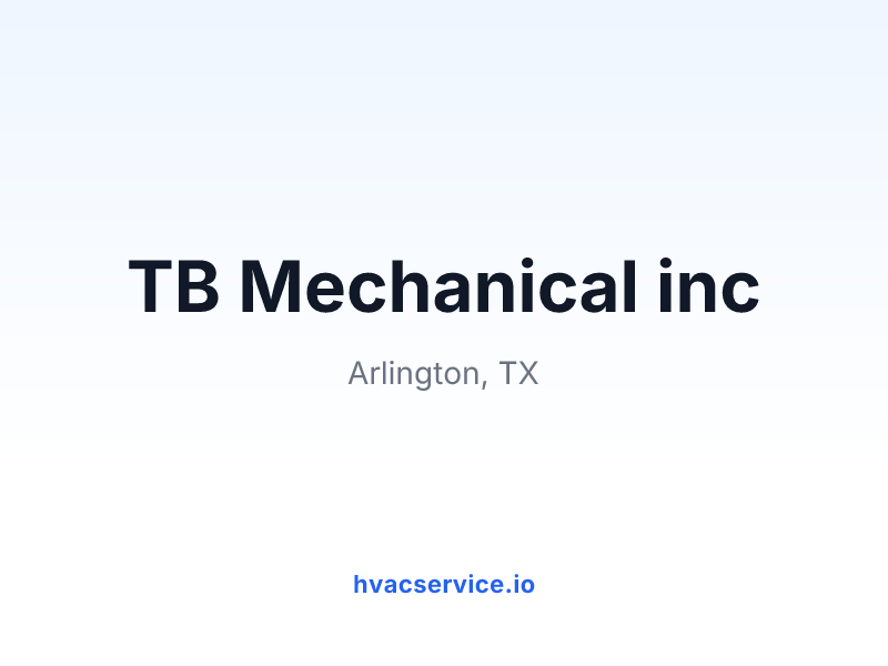 TB Mechanical inc