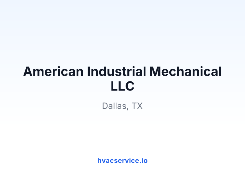 American Industrial Mechanical LLC
