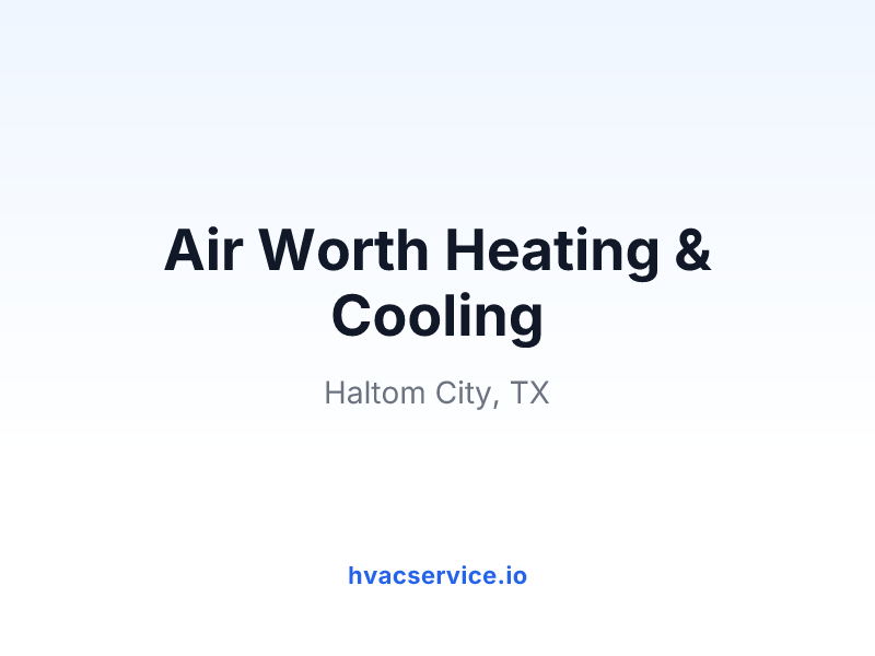 Air Worth Heating & Cooling