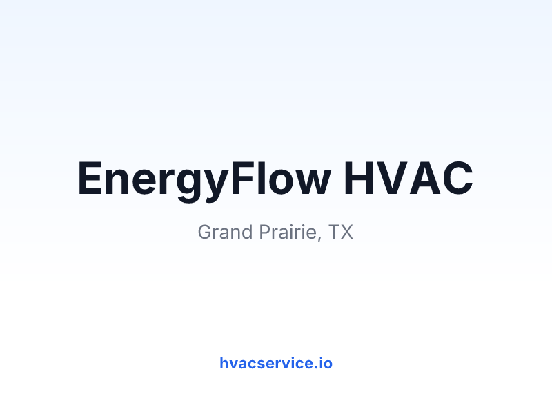 EnergyFlow HVAC