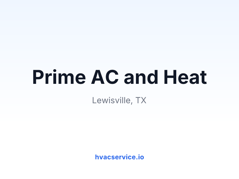 Prime AC and Heat