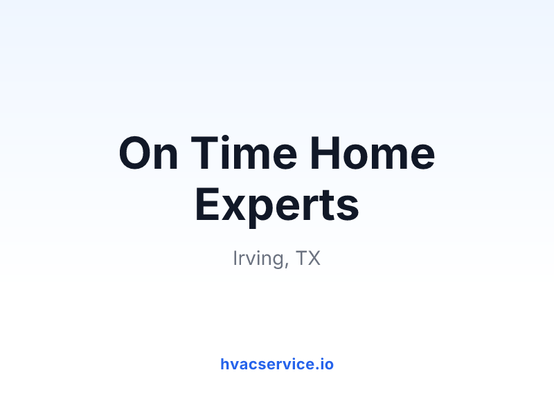 On Time Home Experts