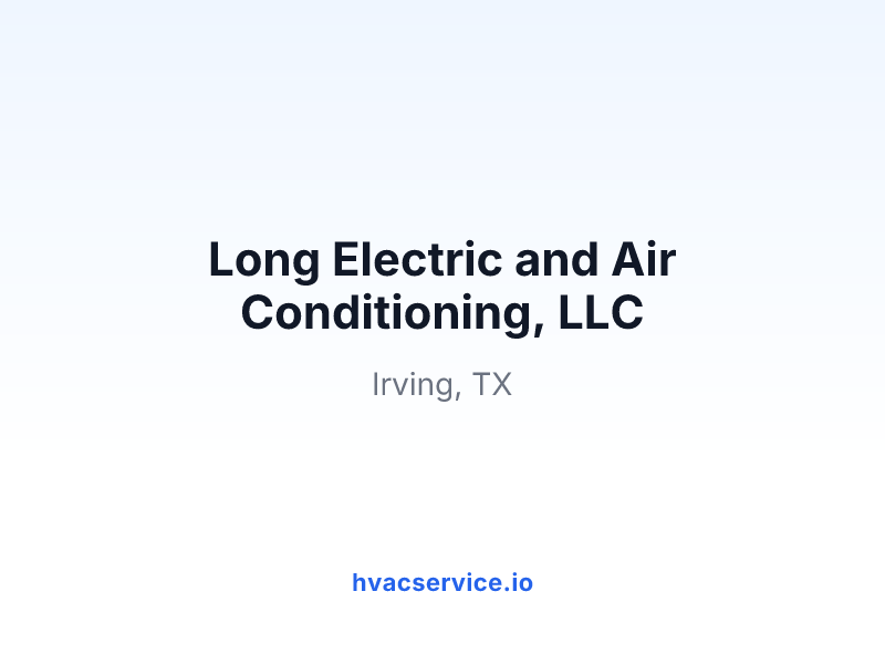 Long Electric and Air Conditioning, LLC