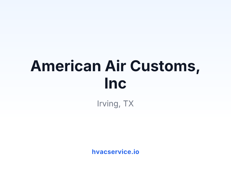 American Air Customs, Inc