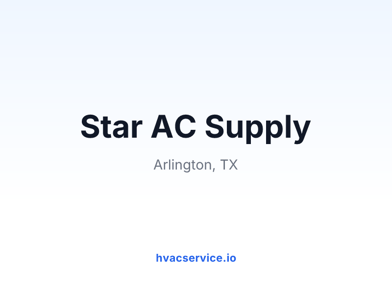 Star AC Supply