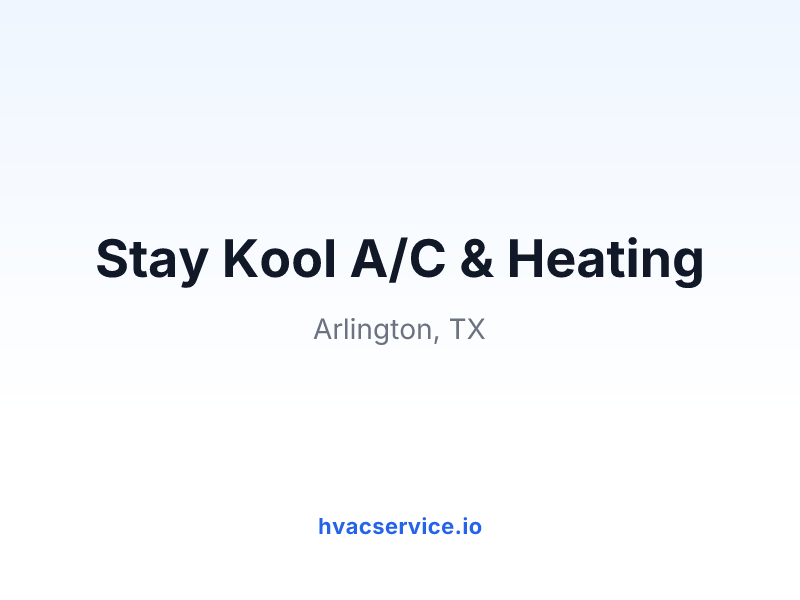 Stay Kool A/C & Heating