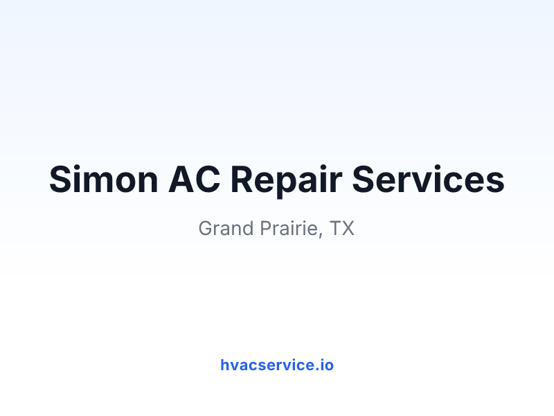 Simon AC Repair Services