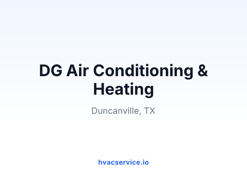 DG Air Conditioning & Heating