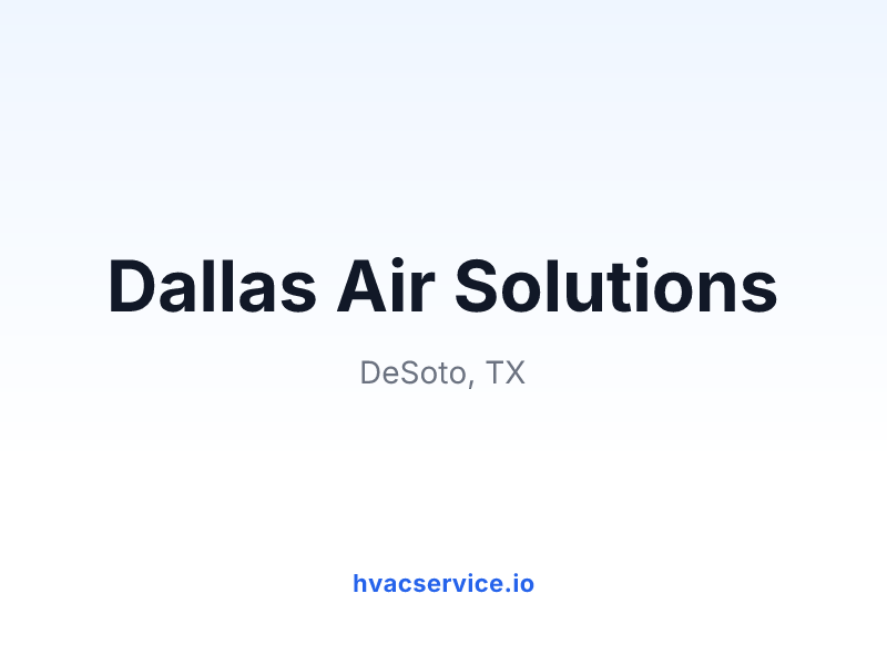 Dallas Air Solutions