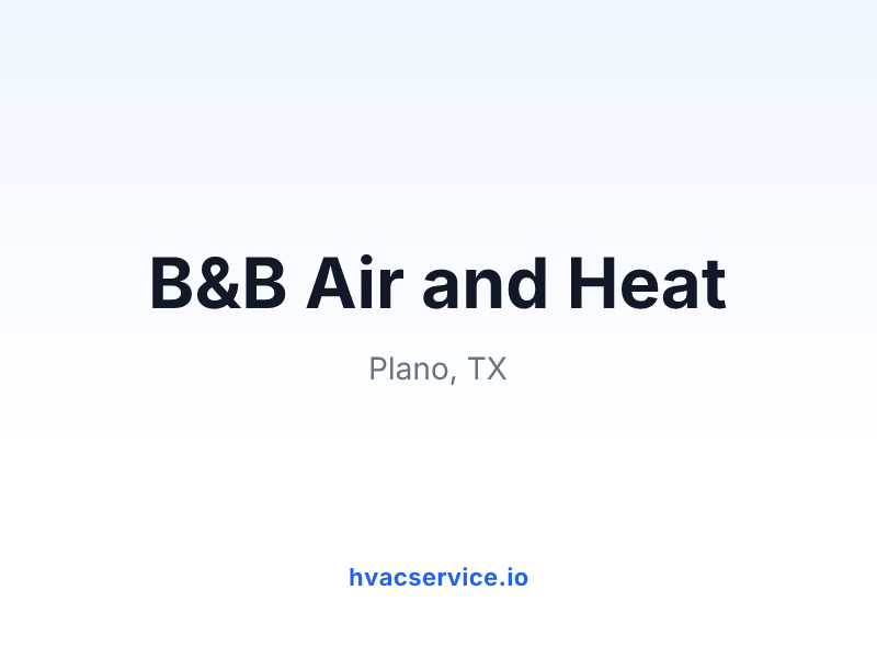 B&B Air and Heat