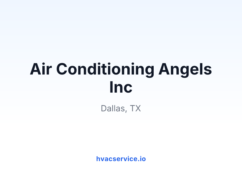 Air Conditioning Angels Inc