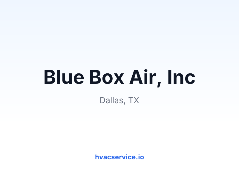 Blue Box Air, Inc