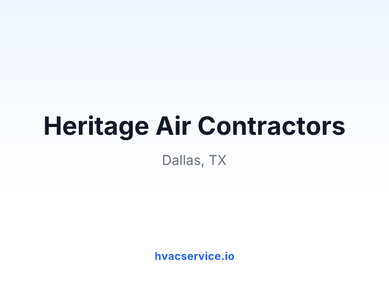Heritage Air Contractors