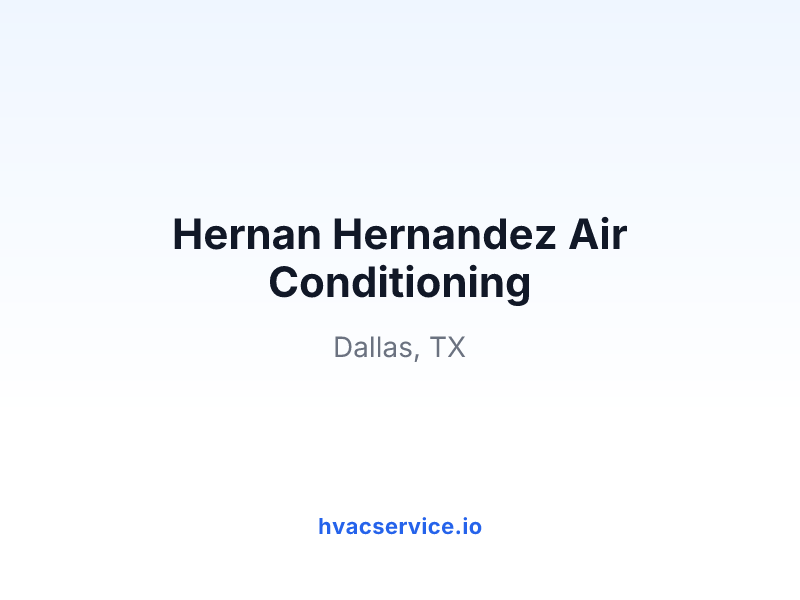 Hernan Hernandez Air Conditioning