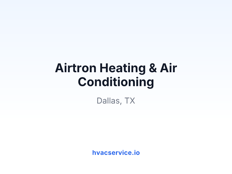 Airtron Heating & Air Conditioning