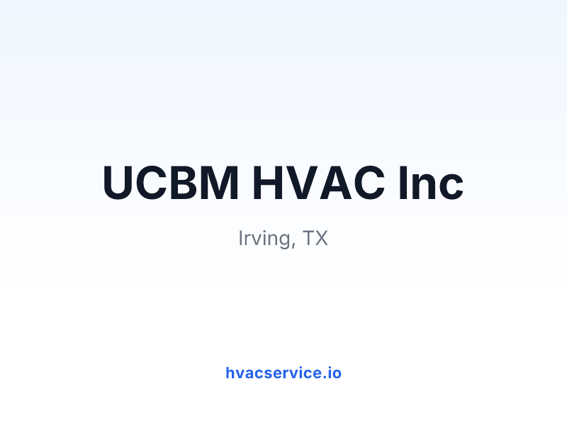 UCBM HVAC Inc