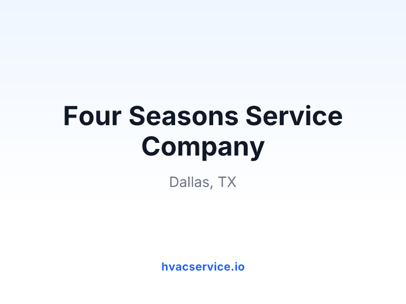 Four Seasons Service Company