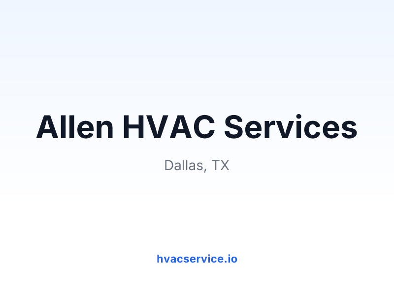 Allen HVAC Services