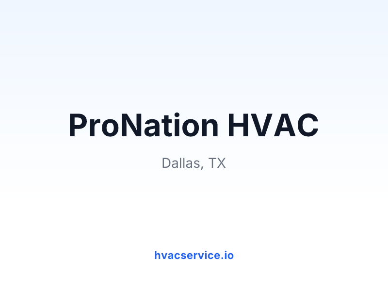 ProNation HVAC