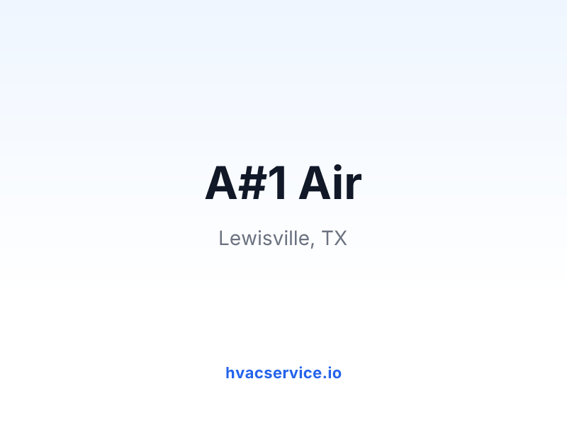 A#1 Air
