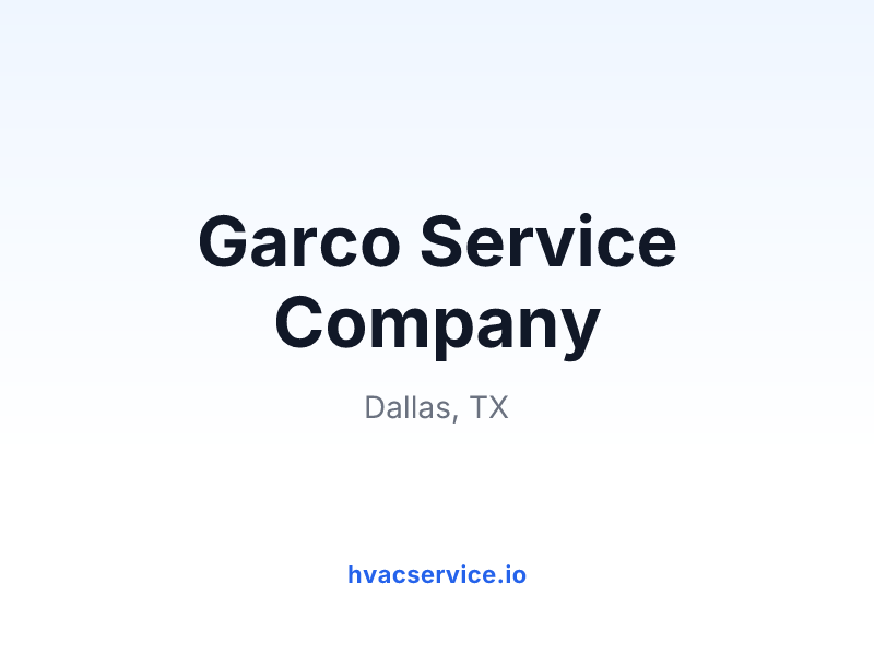 Garco Service Company