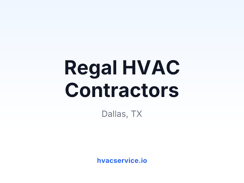 Regal HVAC Contractors