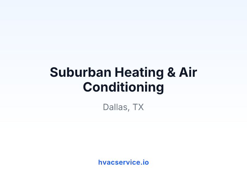 Suburban Heating & Air Conditioning