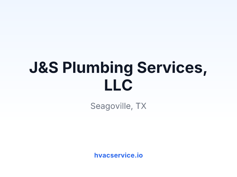 J&S Plumbing Services, LLC