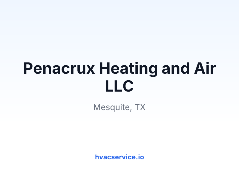 Penacrux Heating and Air LLC