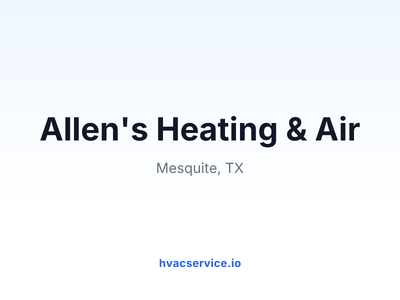 Allen's Heating & Air