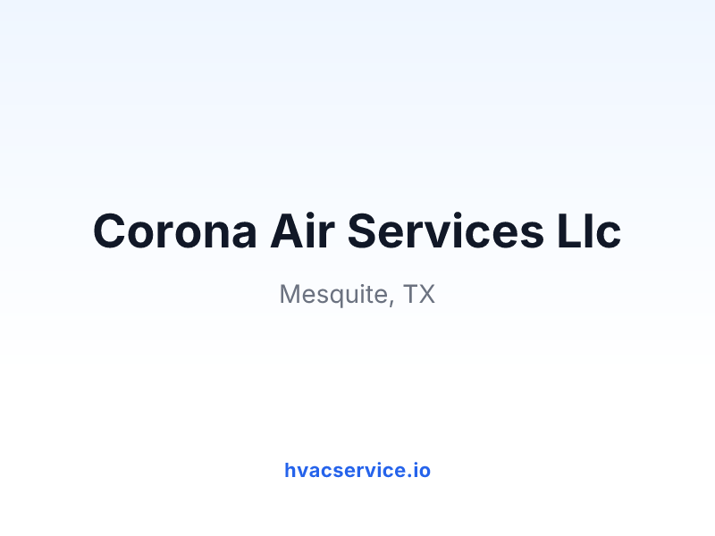 Corona Air Services Llc