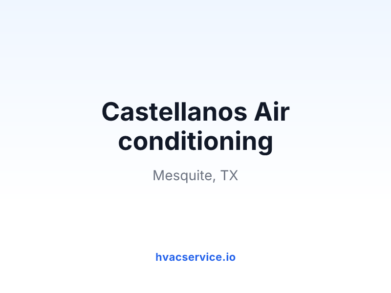 Castellanos Air conditioning