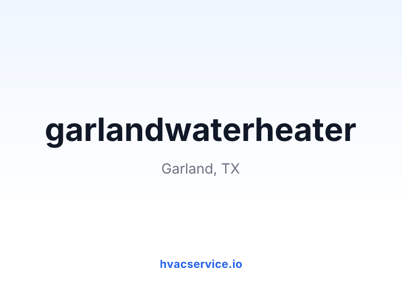 garlandwaterheater