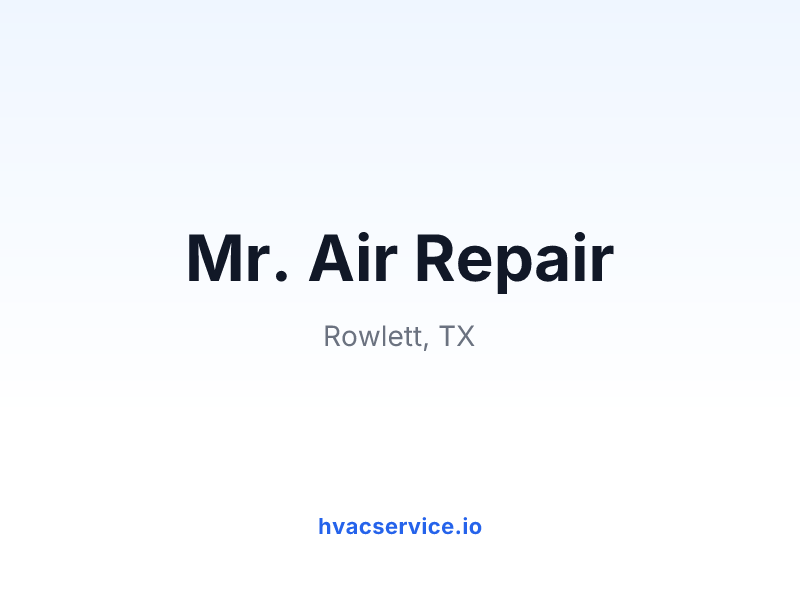 Mr. Air Repair