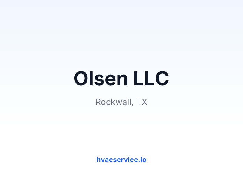 Olsen LLC