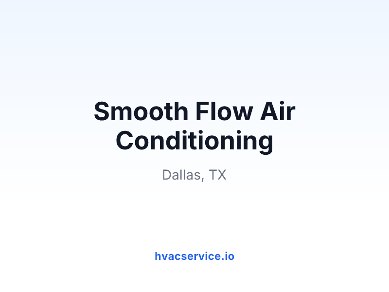 Smooth Flow Air Conditioning