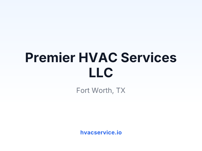 Premier HVAC Services LLC