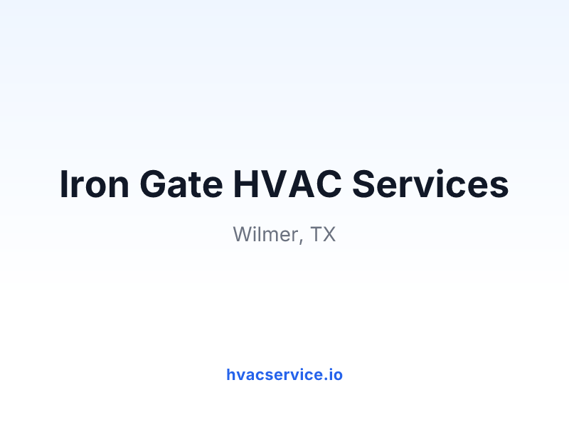 Iron Gate HVAC Services