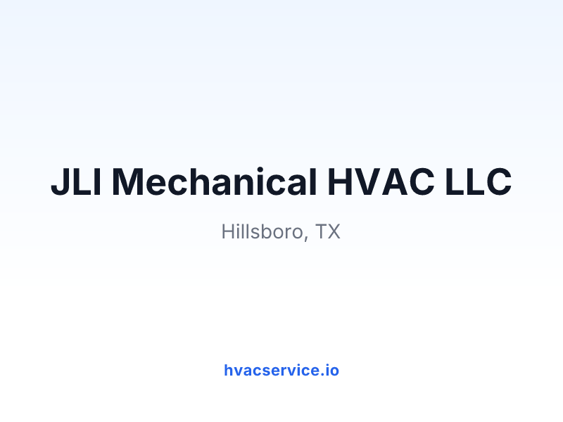JLI Mechanical HVAC LLC